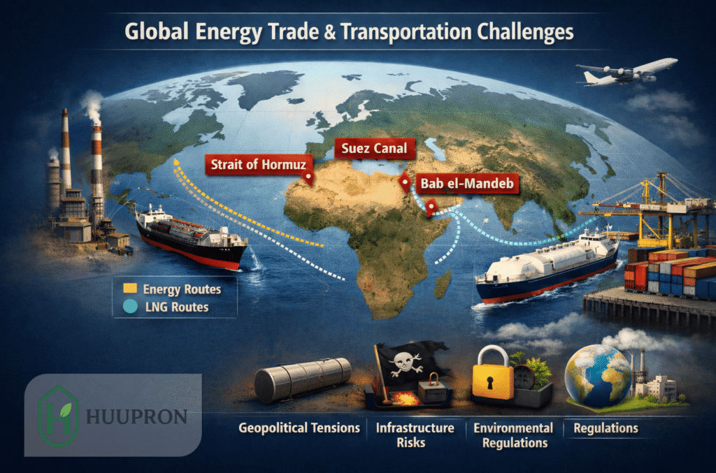 global energy trade transportation routes
